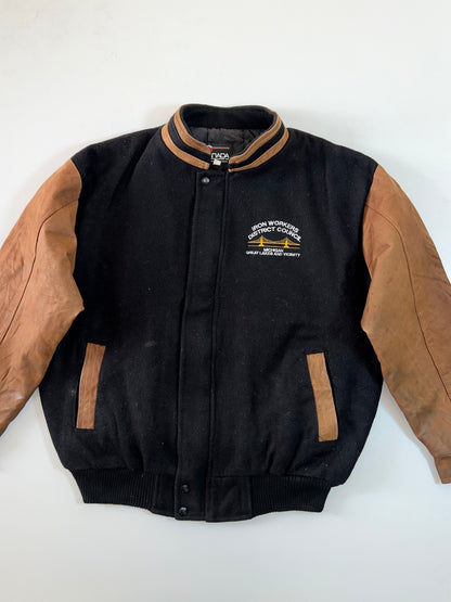 ZSuper Premium Varsity Jacket Original Leather (XL)