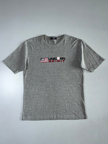 Unicorn Spirit “US” Baseball Graphic T-Shirt (M)