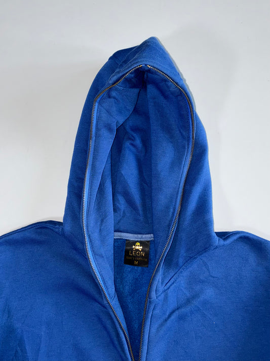 Leon Royal Blue Zip Hoodie (M)