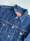 Levi's Lot 70901 Dark Indigo Denim Trucker Jacket – Western Flap Pockets (S)