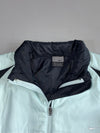Nike Y2K Light Blue Black Padded Windbreaker Full Zip Jacket(S)
