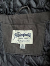 Vintage Stronghold Brown Canvas Hooded Quilted Work Jacket (2XL)
