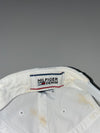 Vintage Tommy Hilfiger White Flag Logo Baseball Cap (Adjustable)