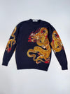 ZPlayboy Japan Dragon Knit – Heavy Graphic Sweater (RARE) (S/M)