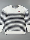 Edokatsu Tokyo Japan Striped Crewneck Sweatshirt  (S)