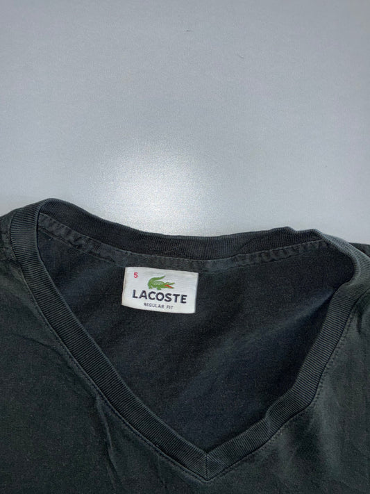 Lacoste V-Neck T-Shirt | Black (XL)