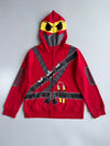West49 Ninja Full Zip Up Hoodie | Red | (S)