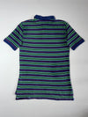 Polo Ralph Lauren Striped Polo Shirt Navy Green Red Youth (M)