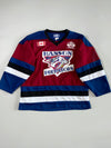 Hanson Predators Valley East Minor Hockey Jersey – Maroon & Blue (2XL)