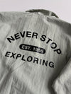 The North Face Sage Green Nylon Track Jacket(Xs)