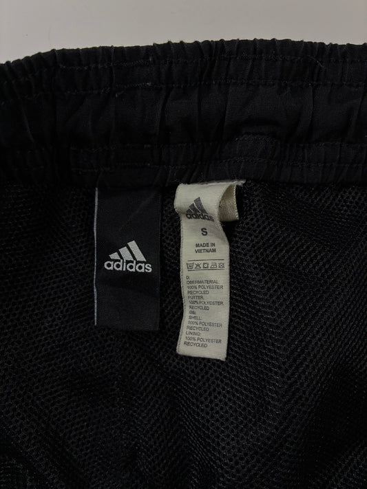 Adidas Oversized Logo Black Athletic Shorts (W:31) (L:19)