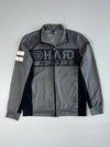 Reebok "Hard Rep Killer" Full Zip Track Jacket – Grey/Black (L)