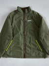 Dickies Olive Green Sherpa-Lined Puffer Jacket Full Zip Insulated Winter Jacket (XL/2XL)