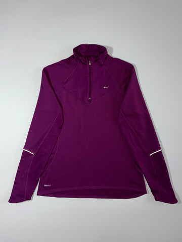 Nike | Purple Half-Zip Pullover (M)