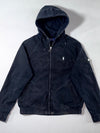Polo Ralph Lauren Hooded Jacket – Black/Faded Black Cotton Twill (S/M)