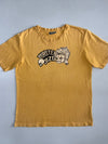Master Jizo Japanese Demon Graphic T-Shirt – Washed Yellow (XL)