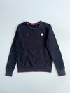 Puma Scuderia Ferrari Quilted-Sleeve Crewneck Sweatshirt”(S)