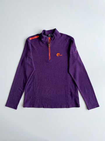 Nepa Purple Quarter-Zip Fleece Pullover (XS)