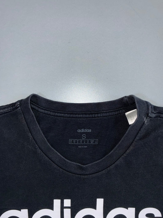 Adidas | Linear Logo Tee | Black/White (S)