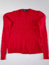 Polo Ralph Lauren Cable Knit Crewneck Sweater – Classic Red (S)
