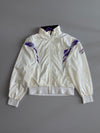 Asics Vintage Track Jacket White & Purple (S)