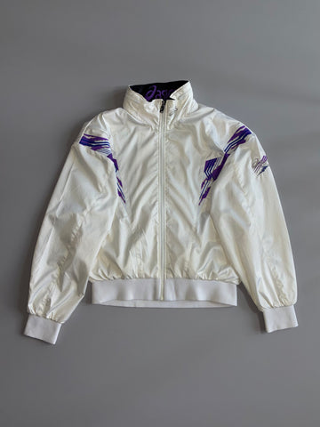 Asics Vintage Track Jacket White & Purple (S)