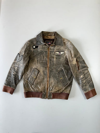 ZRare Vintage Us Air Force Original Leather (L)