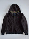 Tommy Hilfiger | Water & Wind Resistant Hooded Bomber Jacket | Dark Brown (XL)