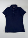 Tommy Hilfiger Classic Fit Navy Blue Logo Polo T-Shirt (L)