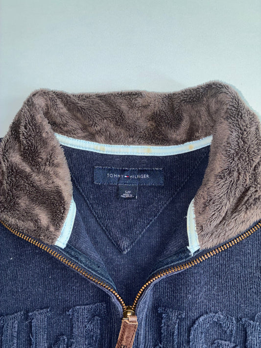 Tommy Hilfiger Sherpa-Collar Quarter-Zip Sweatshirt (M)