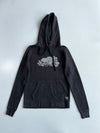 Roots Canada Beaver Hoodie | Black | Vintage Logo (S)