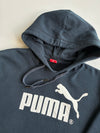 Vintage Puma Big Logo Navy Hoodie (S)