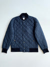 Lacoste Quilted Bomber Jacket – Navy (M)