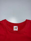 Fruit of the Loom Classic Valueweight Blank Long Sleeve Tee Red (XL)