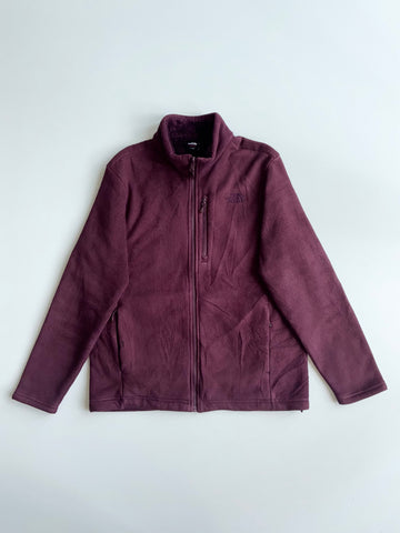 The North Face Full-Zip Fleece Jacket – Maroon (L)”