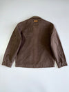 Vintage Hippie Classics Hard Cotton Jacket RARE W/ Leather Collar (M)