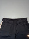 The North Face Black Grid Fleece Shorts (W:35) (L:21)