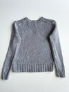 Polo Ralph Lauren Hand-Knit American Flag Sweater – Heather Grey (XS)