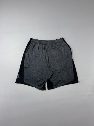 Adidas Climalite Heather Grey & Black Training Shorts (W:32) (L:20)