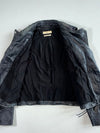 Vintage Mango Black Leather Biker Jacket Women’s (S)