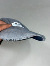 Quiksilver Chambray Blue Distressed Brim Cap – Embroidered Wave Logo (Adjustable)