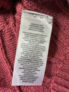 Polo Ralph Lauren Pink/Salmon Cable Knit Crewneck Sweater (M)