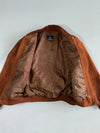 Vintage Suede Brown Bomber Jacket (M)