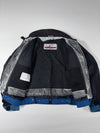 Vintage Alpinestars Navy Reflective Motorcycle Jacket Paded (L)