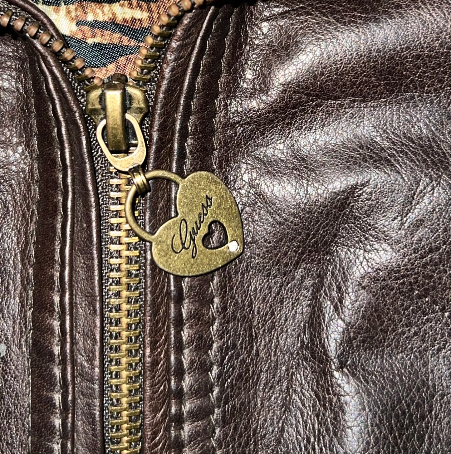 ! ! ! Guess Original Leather Jacket (WOMENS) (S)