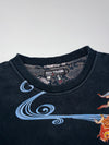 Big Train Osaka Japanese Koi Fish Embroidered Black Sweatshirt (XL)