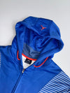 Jordan | Blue Striped Zip Hoodie (M)
