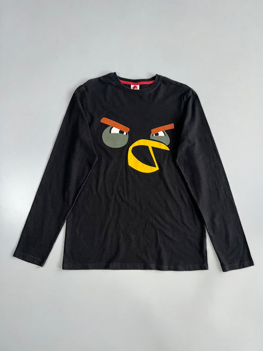Angry Birds Bomb Bird Graphic Long Sleeve Tee (S/M)