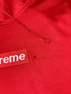 Supreme Box Logo Red Pullover Hoodie (M)
