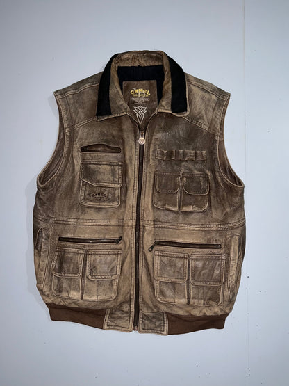 ZCamel Original Utility Half real Leather Jacket (XL)